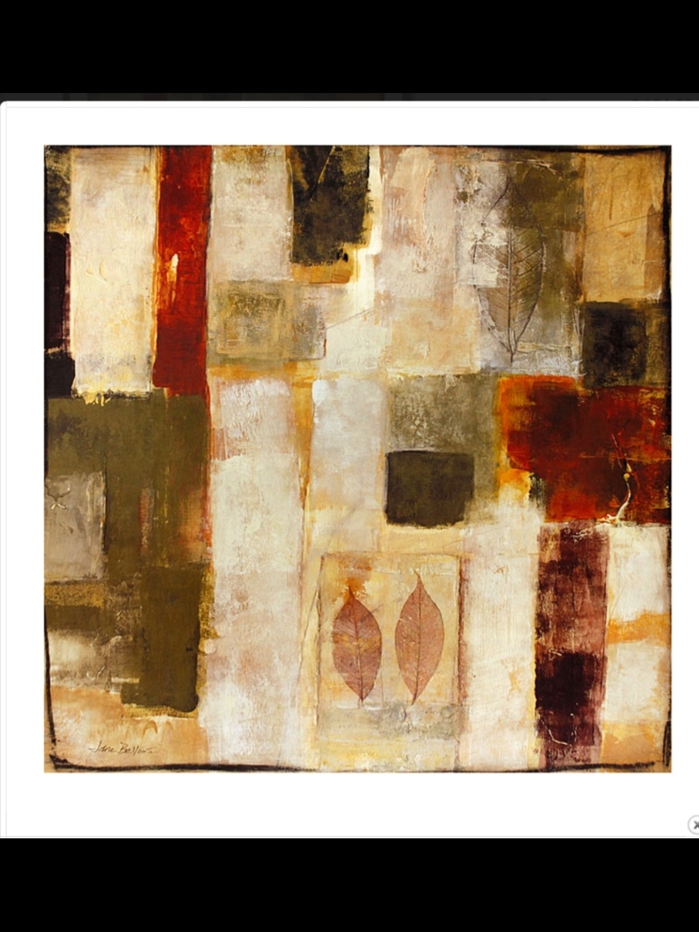 Jane Bellows "Dream Of NATURE" Wall Art - Neutral and Rust Tones